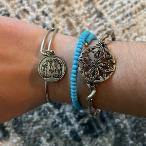 Set of 3 Alex and Ani Bracelets